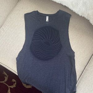 Sleeveless Top with Design